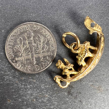 Load image into Gallery viewer, Italian Gondola Boat 18K Yellow Gold Charm Pendant