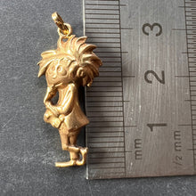 Load image into Gallery viewer, Cartoon Character 18K Yellow Gold Charm Pendant