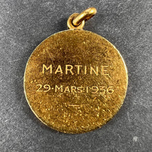 Load image into Gallery viewer, French Dropsy 18K Yellow Gold Virgin Mary Charm Pendant