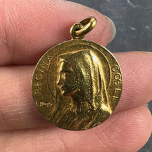 Load image into Gallery viewer, French Dropsy 18K Yellow Gold Virgin Mary Charm Pendant