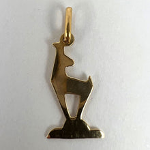 Load image into Gallery viewer, Deer 14K Yellow Gold Charm Pendant