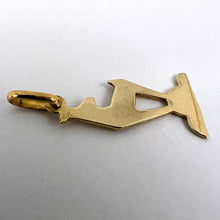 Load image into Gallery viewer, Deer 14K Yellow Gold Charm Pendant