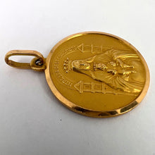Load image into Gallery viewer, Madonna and Child of Coromoto Venezuela 18K Yellow Gold Pendant Medal