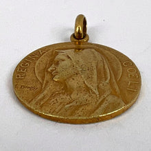 Load image into Gallery viewer, French Dropsy 18K Yellow Gold Virgin Mary Charm Pendant