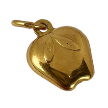 Load image into Gallery viewer, Apple 18K Yellow Gold Fruit Charm Pendant
