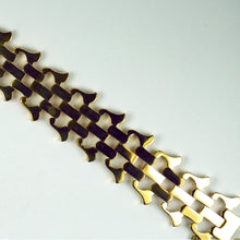 Load image into Gallery viewer, 18 Karat Yellow Gold Retro Link Bracelet
