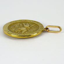 Load image into Gallery viewer, French Cupid and Lovebirds 18K Yellow Gold Charm Pendant