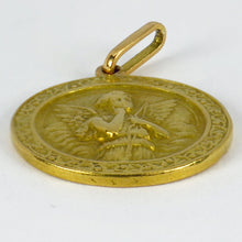 Load image into Gallery viewer, French Cupid and Lovebirds 18K Yellow Gold Charm Pendant