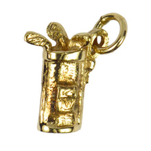 Load image into Gallery viewer, 9K Yellow Gold Golf Clubs Charm Pendant
