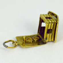 Load image into Gallery viewer, Mechanical House of Love 14K Yellow Gold Charm Pendant
