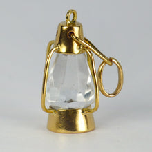 Load image into Gallery viewer, 18K Yellow Gold Paste Lantern Charm Pendant
