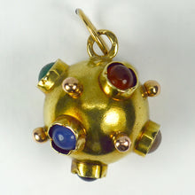 Load image into Gallery viewer, 14 Karat Yellow Gold Quartz Sputnik Charm Pendant