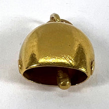 Load image into Gallery viewer, Vintage 18K Yellow Gold Cow Bell Charm Pendant
