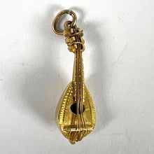 Load image into Gallery viewer, Vintage Banjo Sitar 18K Yellow Gold Charm Pendant
