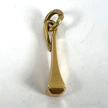 Load image into Gallery viewer, Vintage 18K Yellow Gold Blunt Twisted Nail Charm Pendant
