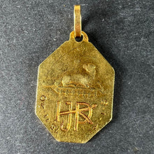 Load image into Gallery viewer, French Art Deco Paul Brandt 18K Yellow Gold Jesus Christ Medal Charm Pendant
