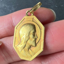 Load image into Gallery viewer, French Art Deco Paul Brandt 18K Yellow Gold Jesus Christ Medal Charm Pendant
