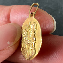 Load image into Gallery viewer, Vintage French St Christopher 18K Yellow Gold Charm Pendant
