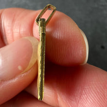 Load image into Gallery viewer, French Art Deco Virgin Mary Rolled 18K Yellow Gold Filled Charm Pendant

