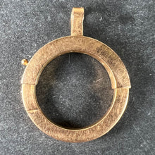 Load image into Gallery viewer, French Giant Spring Ring Closure 18K Rose Gold Charm Pendant Connector
