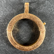 Load image into Gallery viewer, French Giant Spring Ring Closure 18K Rose Gold Charm Pendant Connector
