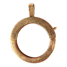 Load image into Gallery viewer, French Giant Spring Ring Closure 18K Rose Gold Charm Pendant Connector
