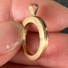 Load image into Gallery viewer, French Giant Spring Ring Closure 18K Rose Gold Charm Pendant Connector
