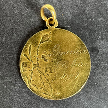 Load image into Gallery viewer, French Rasumny Madonna and Child 18K Yellow Gold Religious Medal Pendant
