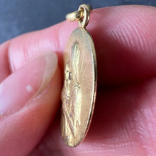 Load image into Gallery viewer, French Rasumny Madonna and Child 18K Yellow Gold Religious Medal Pendant
