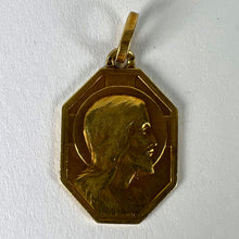 Load image into Gallery viewer, French Art Deco Paul Brandt 18K Yellow Gold Jesus Christ Medal Charm Pendant
