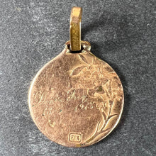 Load image into Gallery viewer, French Virgin Mary Rolled 18K Yellow Gold Filled Charm Pendant
