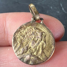 Load image into Gallery viewer, French Virgin Mary Rolled 18K Yellow Gold Filled Charm Pendant
