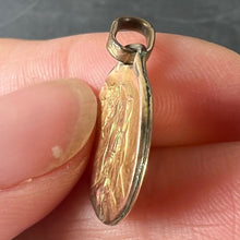 Load image into Gallery viewer, French Virgin Mary Rolled 18K Yellow Gold Filled Charm Pendant
