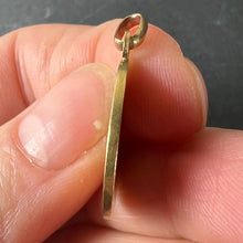 Load image into Gallery viewer, Antique French Madonna and Child 18K Yellow Gold Religious Medal Pendant
