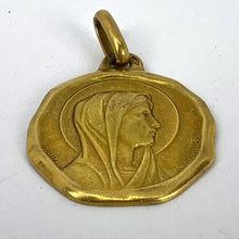 Load image into Gallery viewer, Augis Grun French Virgin Mary 18K Yellow Gold Charm Pendant
