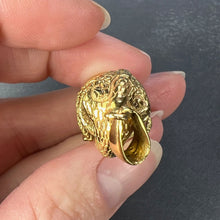Load image into Gallery viewer, King Cobra Serpent Snake 18K Yellow Gold Tahitian Black Pearl Pendant
