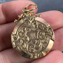 Load image into Gallery viewer, Rolled 9K Yellow Gold Locket Charm Pendant

