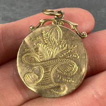 Load image into Gallery viewer, 9K Yellow Gold Filled Foiled Locket Charm Pendant
