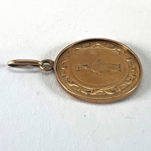 Load image into Gallery viewer, Antique French Virgin Mary 18K Rose Gold Medal Pendant
