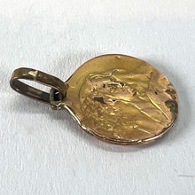 Load image into Gallery viewer, French Virgin Mary Rolled 18K Yellow Gold Filled Charm Pendant
