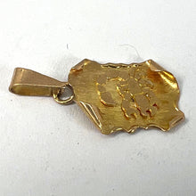 Load image into Gallery viewer, Vintage French Scorpio Scroll  Zodiac 18K Yellow Gold Charm Pendant

