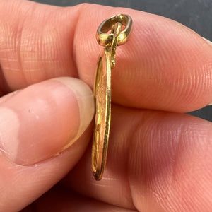 French Rafael’s Cherub 18K Yellow Gold Charm Pendant