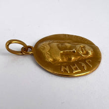 Load image into Gallery viewer, French Saint John the Baptist Jean 18K Yellow Gold Charm Pendant
