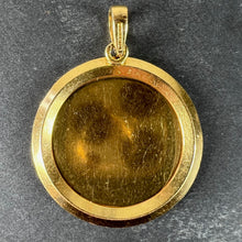 Load image into Gallery viewer, Large Augis French Plus Qu’Hier Ruby Diamond 18K Yellow Gold Love Charm Pendant
