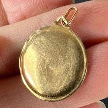 Load image into Gallery viewer, Vintage French Saint Christopher 18K Yellow Gold Charm Pendant Medal
