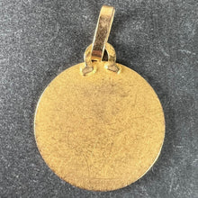 Load image into Gallery viewer, Antique French Dropsy Virgin Mary 18K Yellow Gold Medal Pendant Charm
