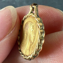 Load image into Gallery viewer, French Virgin Mary Rolled 18K Yellow Gold FIX Charm Pendant
