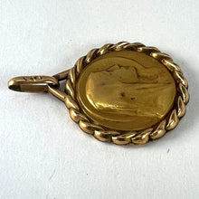 Load image into Gallery viewer, French Virgin Mary Rolled 18K Yellow Gold FIX Charm Pendant
