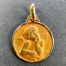 Load image into Gallery viewer, French Charma Raphael’s Cherub 18K Yellow Gold Charm Pendant
