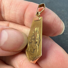 Load image into Gallery viewer, Vintage French Saint Christopher 18K Yellow Gold Medal Pendant
